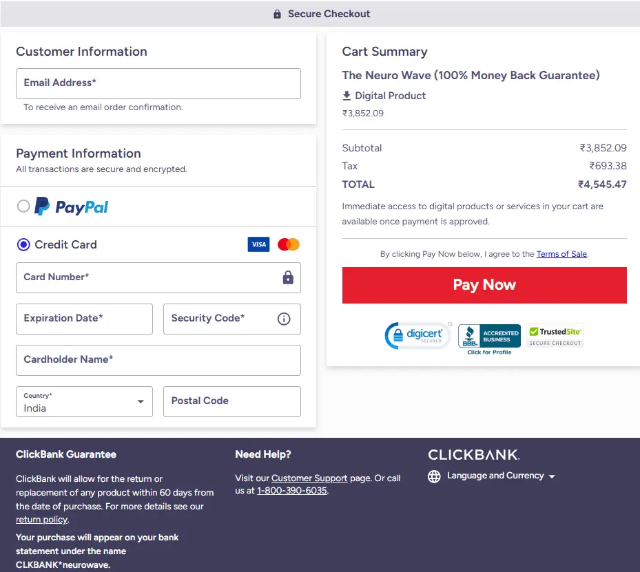 Neuro Wave payment gateway